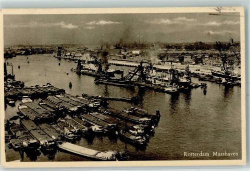 Rotterdam 1953 Hafen