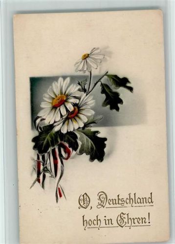 1916 O, Deutschland hoch in Ehren - AK
