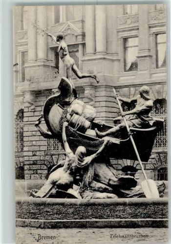 Bremen 1900 Teichmannbrunnen