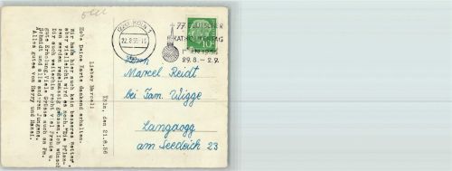 Köln Stadt 77. Deutscher Katholikentag 29. August - 02. Setember 1956