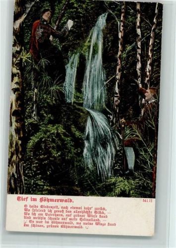 Tief im Böhmerwald - Serie 541-II - Liebespaar - gute Erhaltung