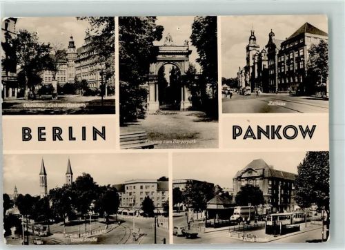Pankow Breite Straße Rathaus Oberschule Carl von Osstetzky Bürgerpark - Eingang