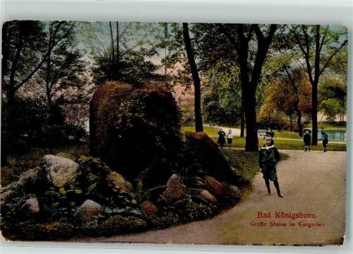 Königsborn 1918 Kurgarten Große Steine