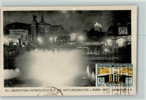 Nr. 10 Exposition des Arts Decorativs Paris 1925 AK