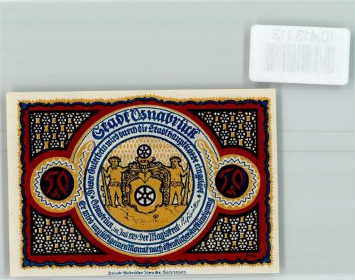 Osnabrück Notgeld Bierstraße