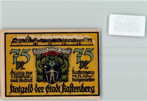 Rastenberg Notgeld