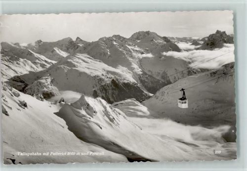 St. Anton Vallugabahn im Winter AK Tiroler Kunstverlag 209 AK