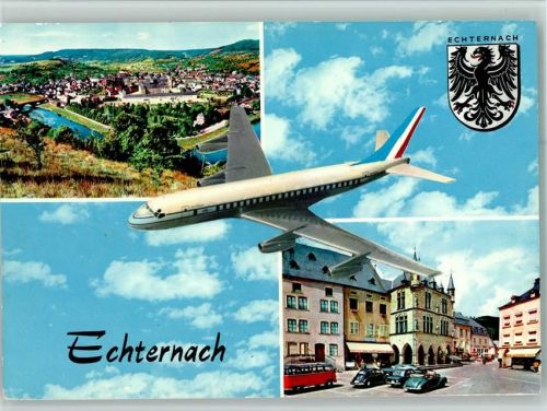 Echternach Flugzeug über der Stadt - Volkswagen