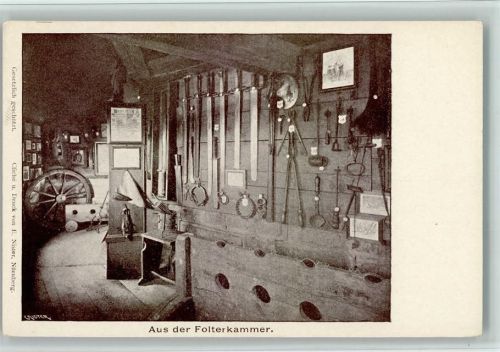 1905 Folterkammer in Nürnberg AK