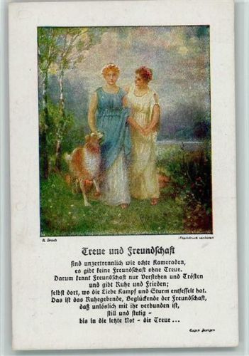 Treue und Freundschaft AK