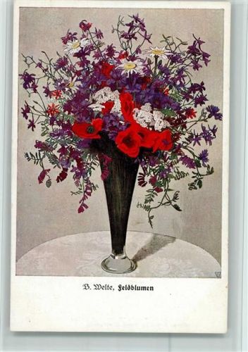 Verlag Peters Nr. 38 - Blumenvase- sign Welte