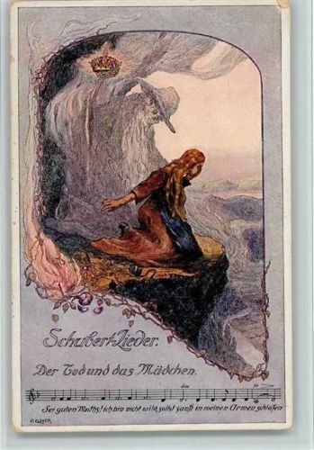 Schubert Lieder Nr. 1 - Der Tod und das Mädchen - Jugendstil