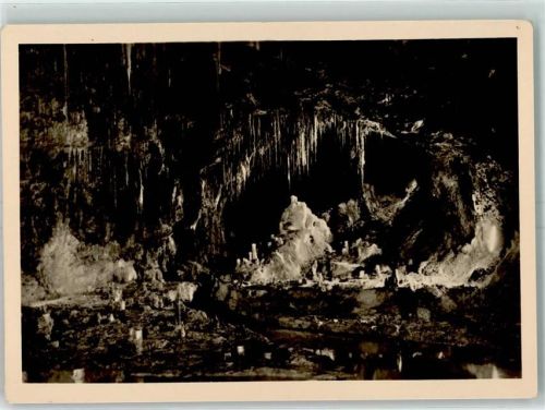 Saalfeld 1954 Feengrotten Märchendom AK