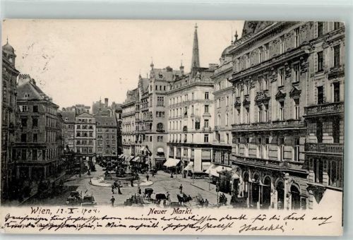 Wien 1904 Neuer Markt