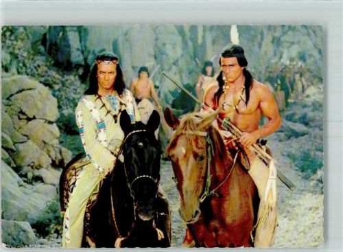 Pierre Brice und Georg Mitic Unter Geiern Nr. 40 Karl May, Karl