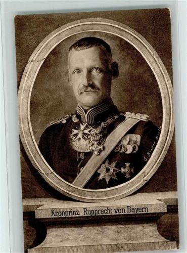 Kronprinz Rupprecht v. Bayern - Wohlfahrtskarte zur Unterstützung der Veteranen AK
