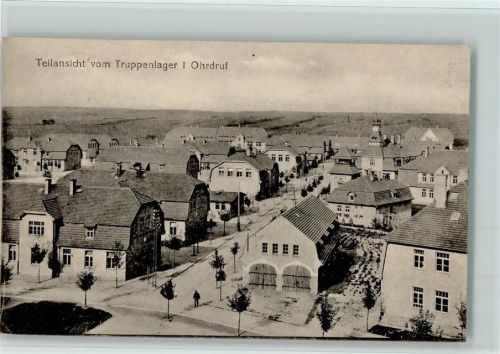 Ohrdruf 1918 Truppenlager , gute Erhaltung - Feldpoststempel: 3. Ersatz-M. G. Komp. XI A.K.