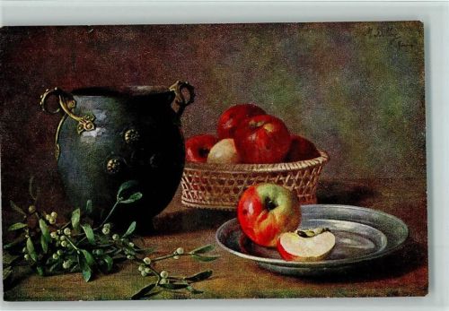 Stilleben - Krug, Früchte u. Myrte