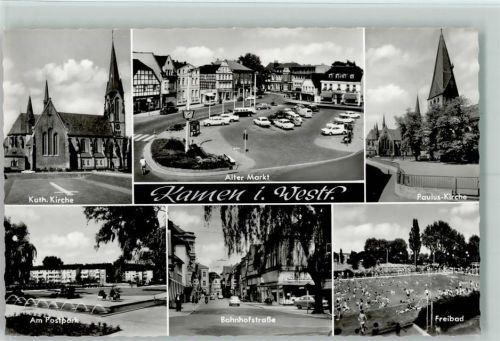 Kamen Kath. Kirche Alter Markt Paulus-Kirche Am Postpark Bahnhofstraße Freibad