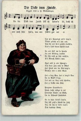Verlag Mückenberger - Die Dicke von Zwicke AK