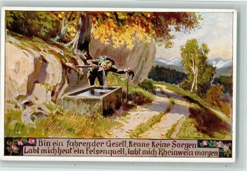 VDA Volksliederkarten Nr. 81 Wandern AK