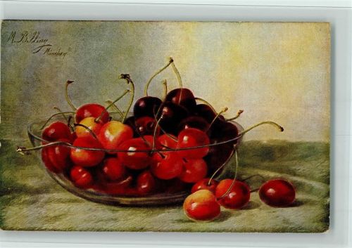 Stilleben - Früchte, Kirschen AK