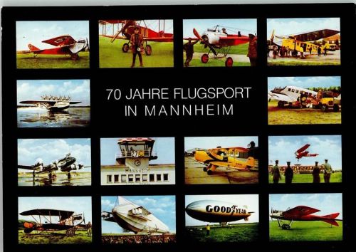 Mannheim 70 Jahre Flugsport - Rosengarten Großtauschtag