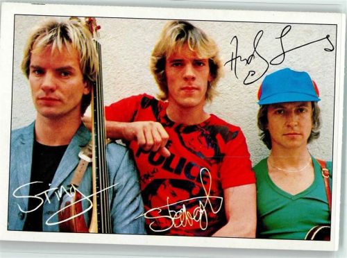 Bravo Autogrammkarte - Police