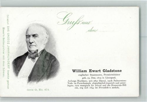 Das Große Jahrhundert Serie O, Nr. 474 - William Ewart Gladstone - Premierminister
