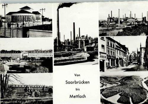 Saarbrücken Saarbrücken bis Mettlach , qualmende Schornsteine