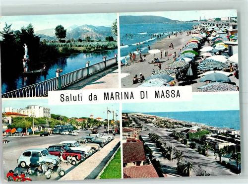 Marina di Massa Auto Motorroller Ruderboot