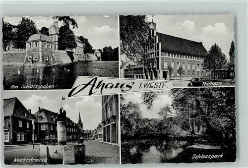 Ahaus Schlosspark Schlossgraben Rathaus