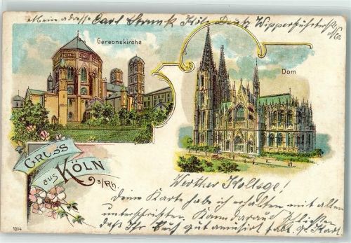 Köln Altstadt-Nord 103 1900 Gereonskirche Kölner Dom