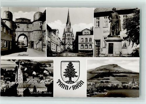 Tann General v. d. Tann Denkmal Schloß m. Kirche Stadttor