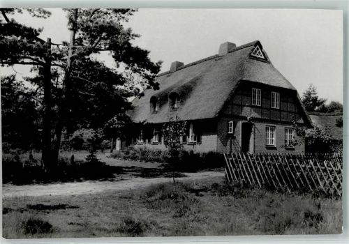 Undeloh Forsthaus Reetdach Fachwerk