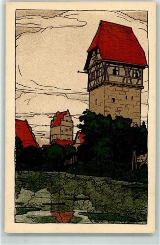 Dinkelsbühl Mühlgraben Bäuerlings-Turm