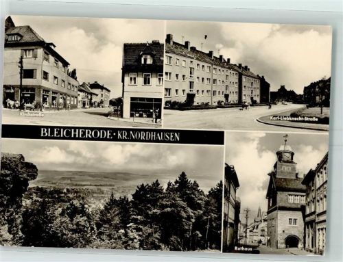 Bleicherode Kirchstraße Karl Liebknecht Straße Rathaus