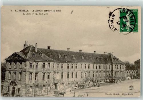 Luneville Le Zeppelin retrouve le Nord 1913