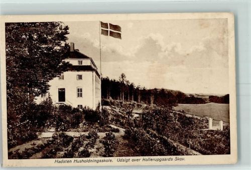 Hadsten Ansicht von Landarbeit Langgaards Wald