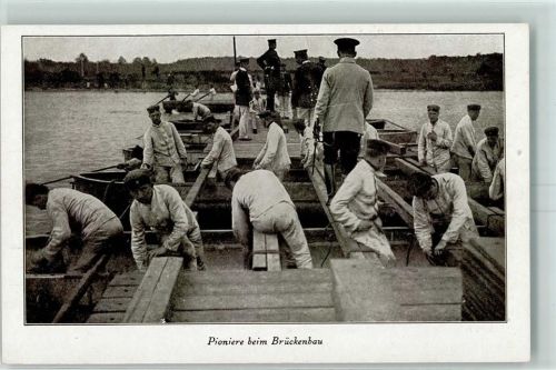 Pioniere beim Brückenbau - Verlag Imberg & Lefson K 164 AK
