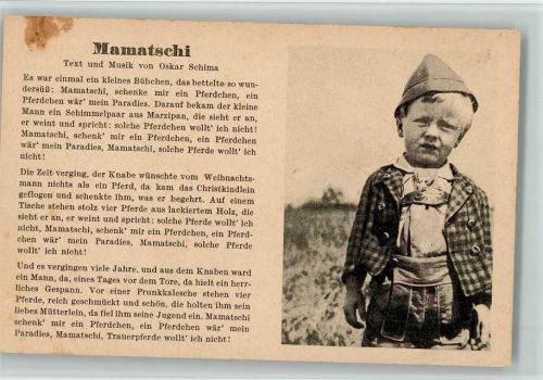 Mamatschi von Oskar Schima - Fleck - Verlag Robert Franke Nr. 79 AK