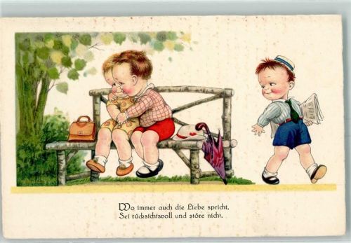 1934 Verlag Dondorf Nr. G 5 Kinderpoesie AK