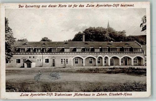 14797 O1804 Lehnin 1916 Gebrauchsspuren Elisabeth-Haus Mutterhaus Luise Henrietten-Stift.Diakonissen