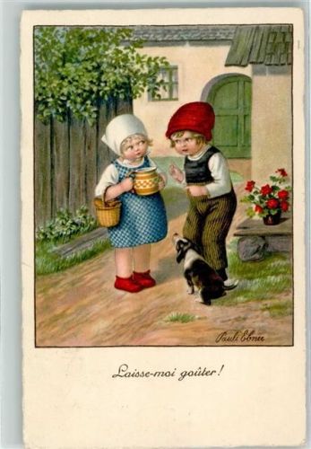 Laisse-moi gouter! Lass mich probieren! Krug Hund Korb Nr 1022