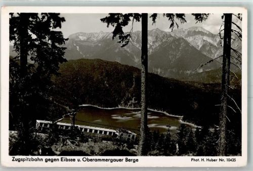 Eibsee Zugspitzbahn Oberammergauer Berg Eibsee Stempel Gipfelstation