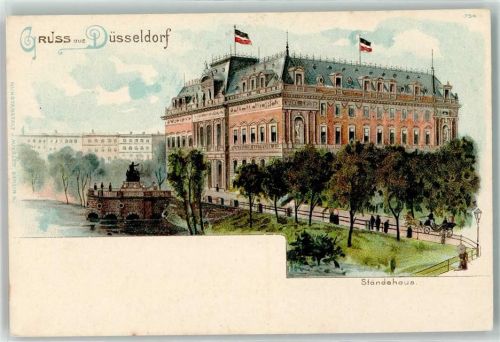 Düsseldorf Ständehaus Schwarz-Weis-Rot