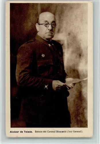 Alcazar de Toledo - Retrato del Coronel Moscardö, gute Erhaltung AK