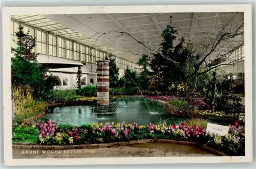 Charlottenburg 1955 Grüne Woche 1955 Blumenhalle