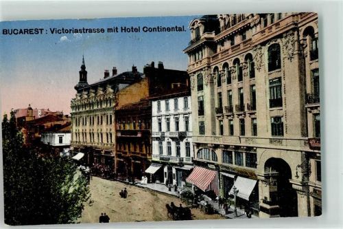 Bukarest Victoriastraße m. Hotel Continental