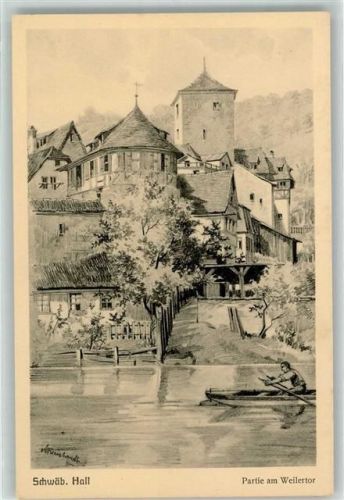 Schwäbisch Hall Weilertor signiert